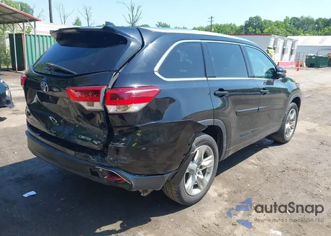 2018 Toyota Highlander Limited from USA, damaged, VIN 5TDDZRFH6JS839240